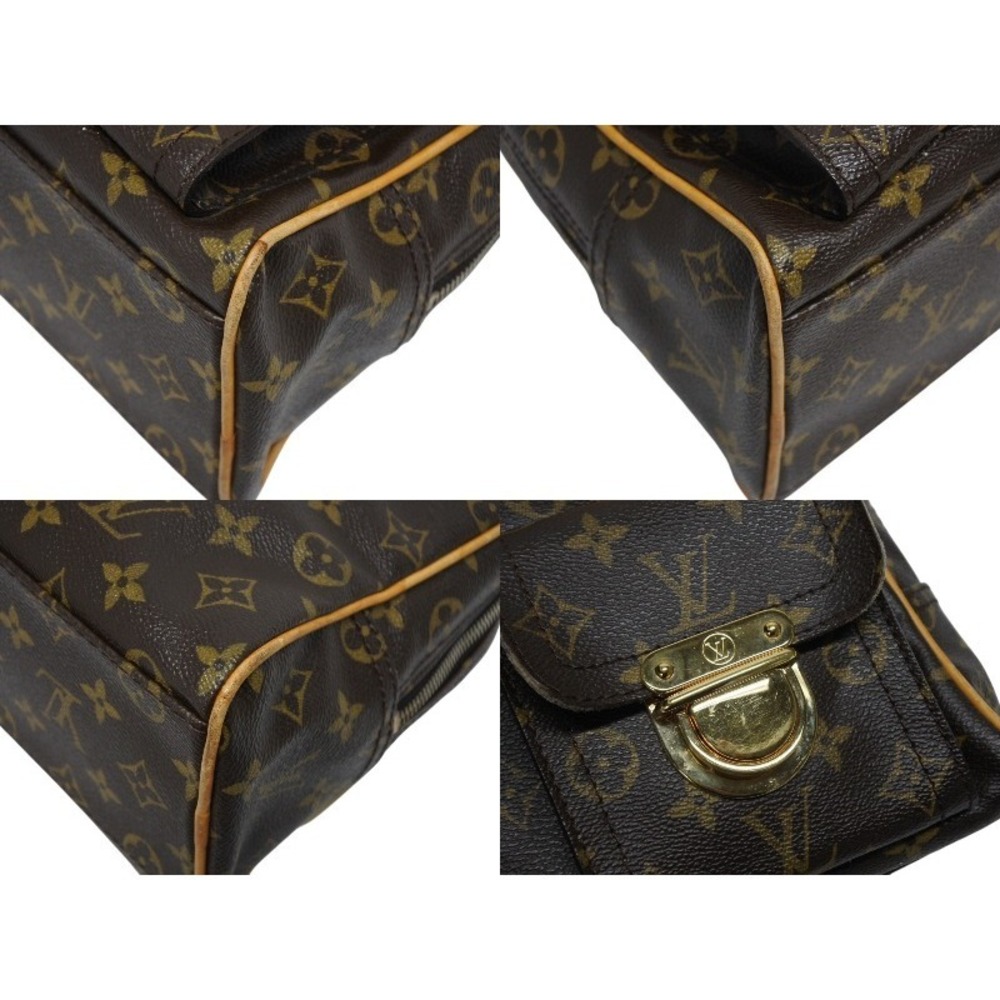 LOUIS VUITTON Manhattan Handbag Natural Leather Brown - Picture 5 of 7